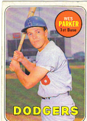 1969 Topps Baseball Cards      493A    Wes Parker